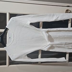 White Body Contour dress tie front